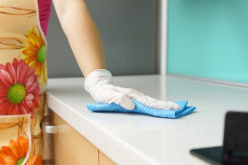 End of tenancy cleaner in N16 preparing a property for handover